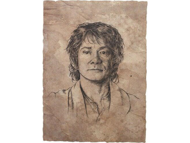 Weta Workshop - The Lord of the Rings - Portrait of Bilbo Baggins Statue Art Print