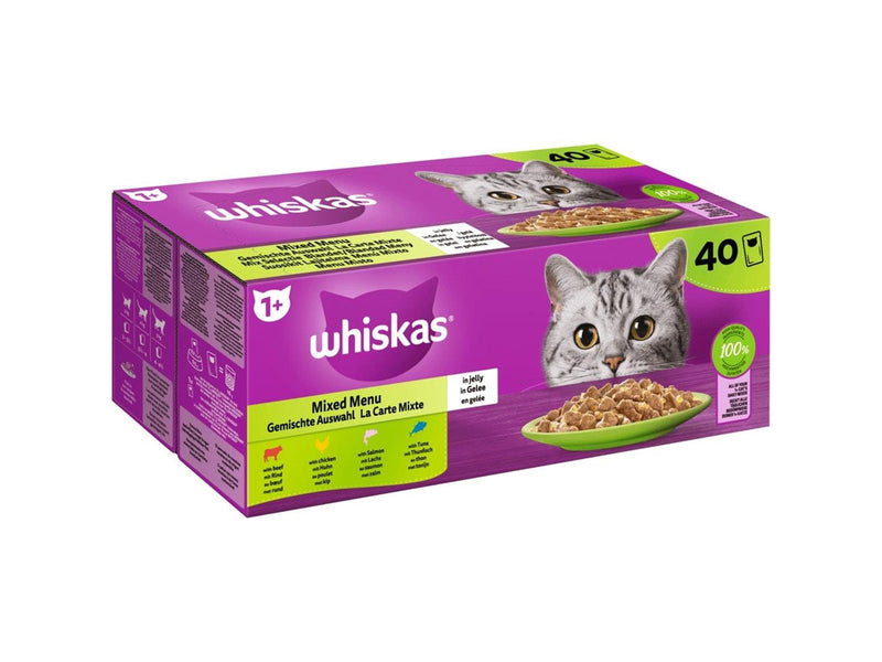 Whiskas Meals Mix in Jelly - Wet cat food - 40x85g