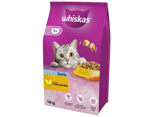 Whiskas STERILE cats dry food Adult - Chicken - 14 kg