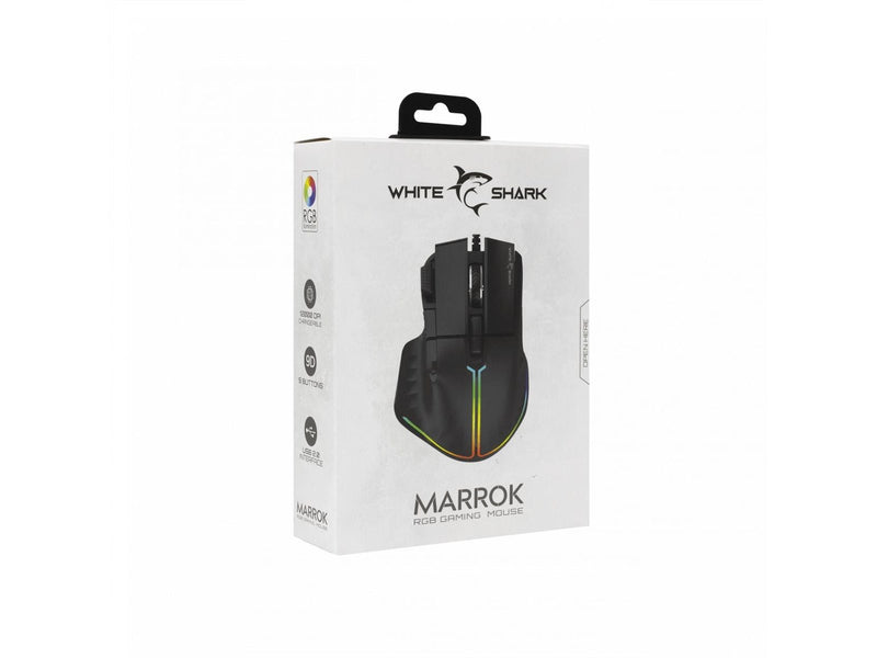 White Shark MARROK Wired - Gaming Maus (Schwarz)