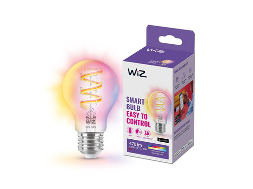 WiZ Color A60 E27 Smart Filament Bulb - RGB/16 Million colors + Dimmable White LED