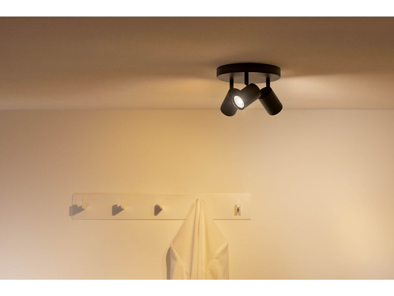 WiZ Imageo 3x Adjustable Smart Spotlight with Round Plate Tunable White & Color