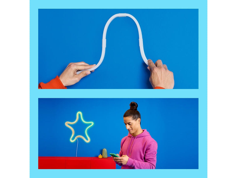 WiZ Neon Flex Lightstrip 3 m - 24 W - RGB - weiß