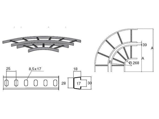 Wibe 90 bend 15-200 internal pre-galvanized