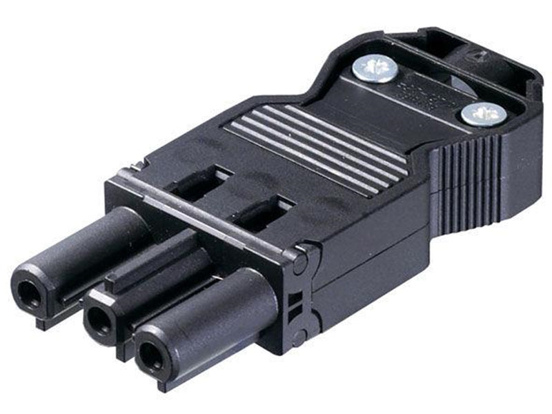 Wieland Gst18i3 plug female 3-pole 250v/20a 0.75-2.5mm2 ø=6.5-10.5mm black 92.731.3053.1
