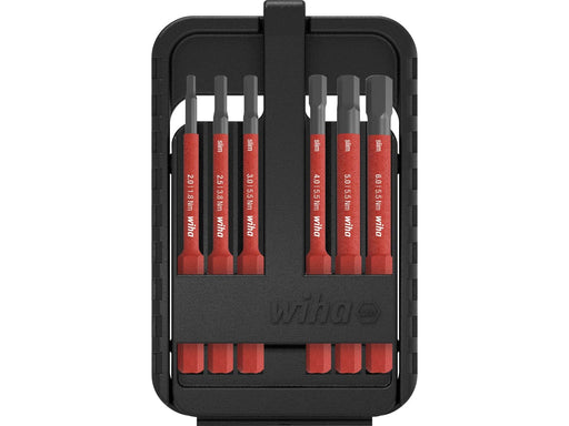 Wiha bit set slimBit electric HEX 6 parts