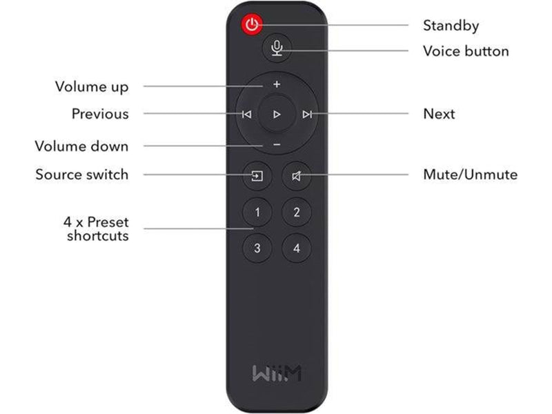 WiiM Voice Remote