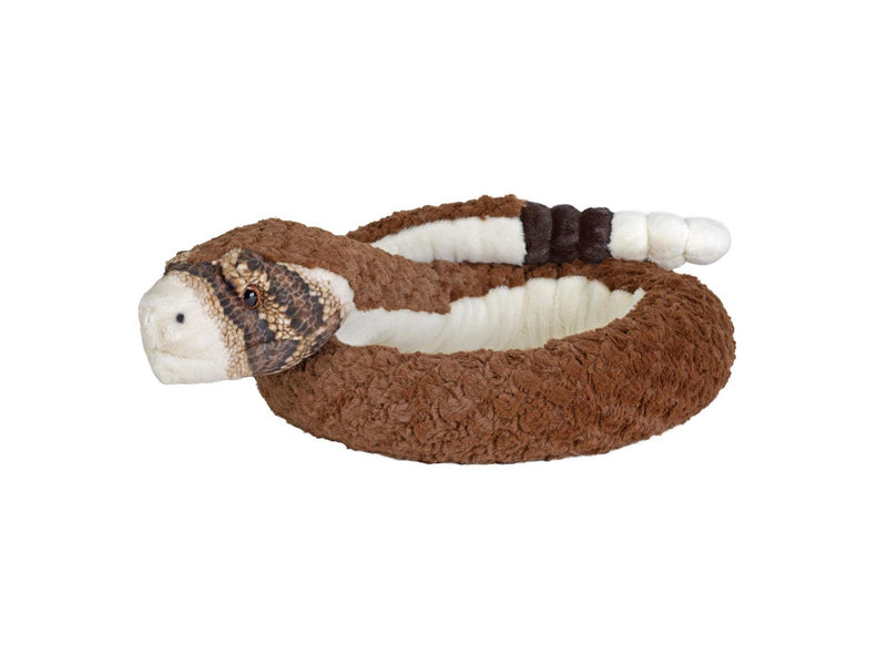 Wild Republic Plush Toy Luxury Snakes 137 cm Rattlesnake