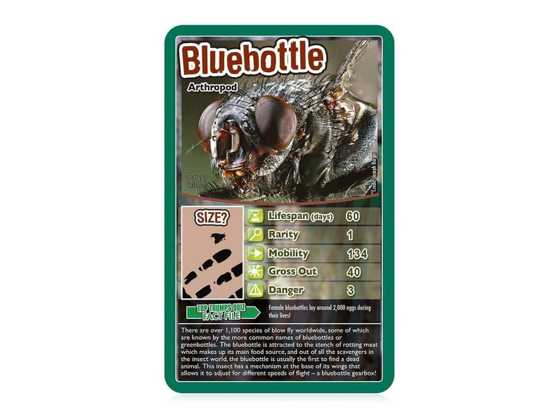Winning Moves Bugs Top Trumps Card Game (ENGLISH)