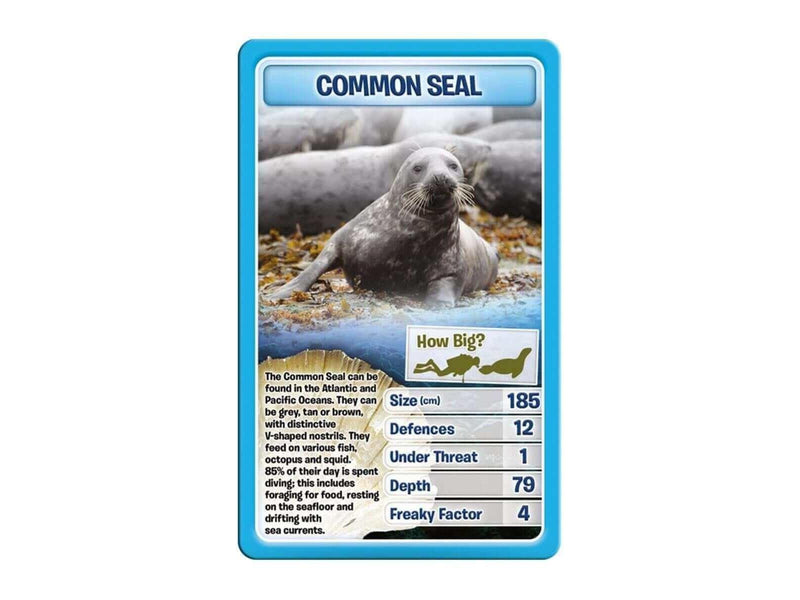 Winning Moves Creatures of the Deep Top Trumps Card Game (ENGLISH)