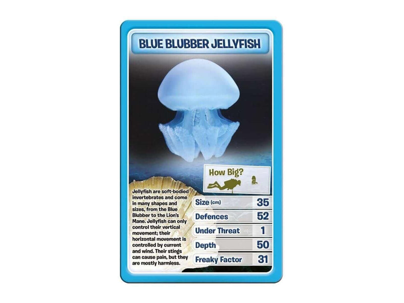 Winning Moves Creatures of the Deep Top Trumps Card Game (ENGLISH)
