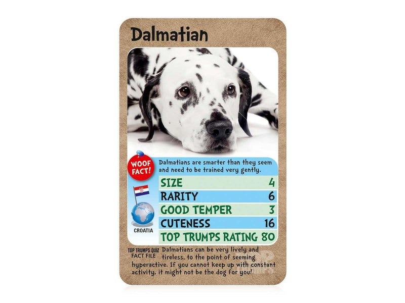 Winning Moves Dogs Top Trumps Card Game (ENGLISH)