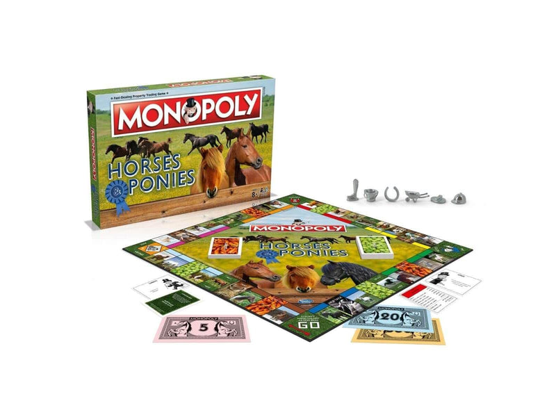 Winning Moves Horses & Ponies Monopoly (English)