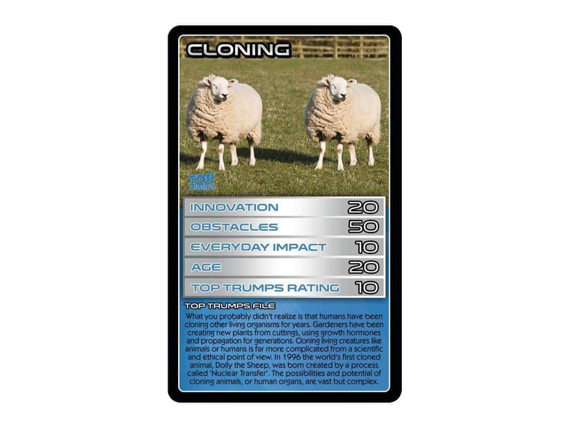 Winning Moves Sensational Science STEM Top Trumps Card Game (English)