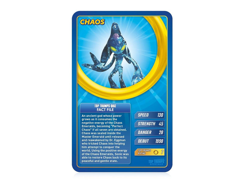 Winning Moves Sonic Top Trumps Card Game