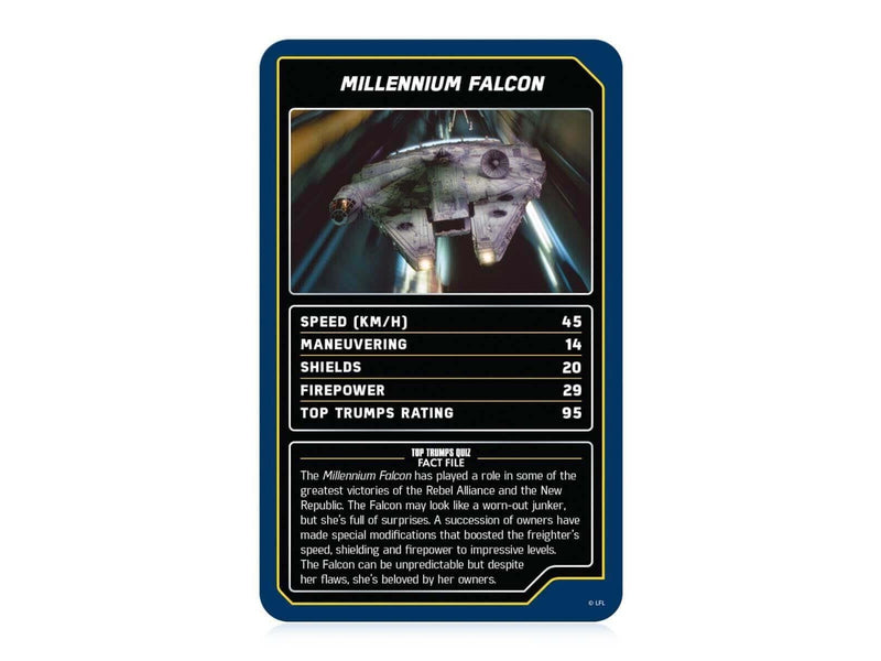 Winning Moves Star Wars Starships Top Trumps Card Game (ENGLISH)