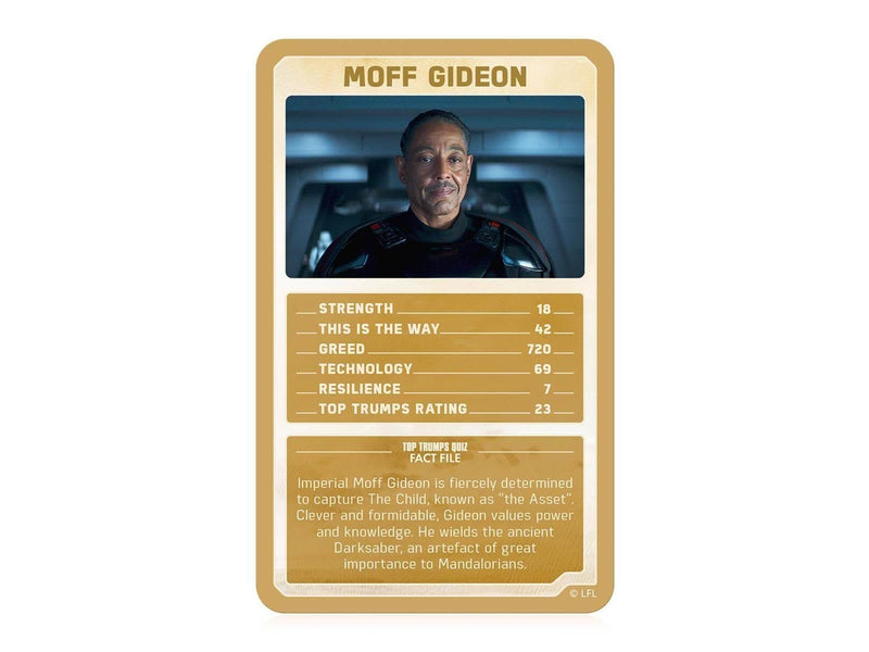 Winning Moves Star Wars: The Mandalorian Top Trumps Card Game (English)