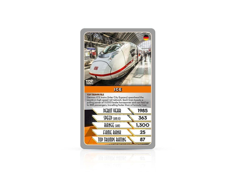 Winning Moves Trains Top Trumps Card Game (ENGLISH)