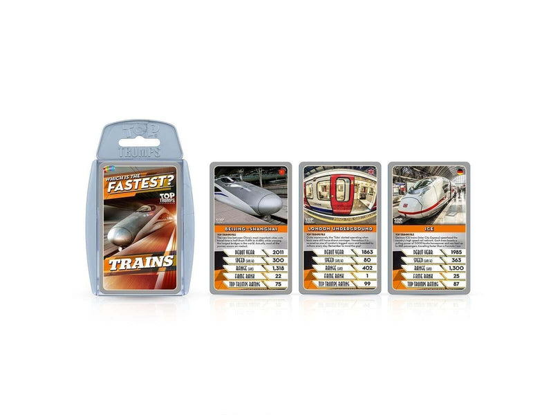 Winning Moves Trains Top Trumps Card Game (ENGLISH)