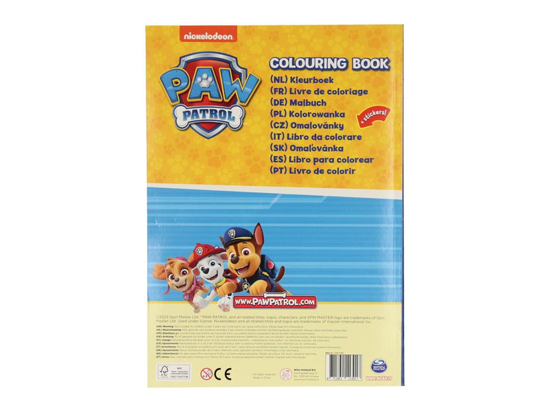 Wins Holland - Coloring book PAW Patrol 128 pages