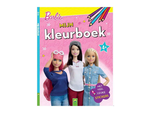 Wins Holland My Coloring Book with Stickers - Barbie