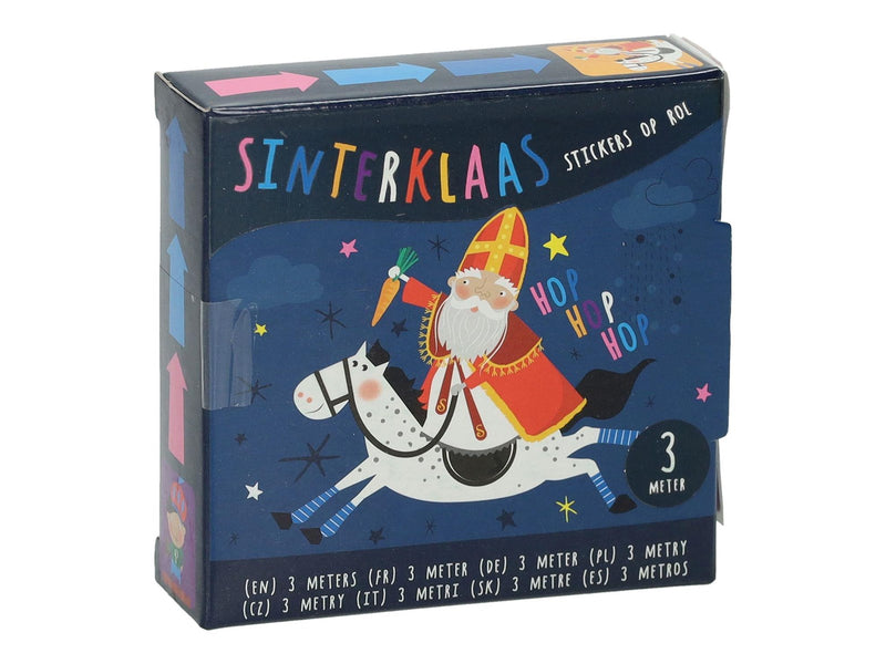 Wins Holland - Sinterklaas stickers on a roll 3 meters