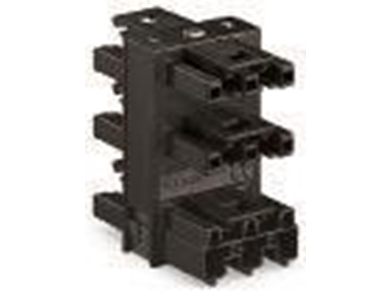 Winsta 5-way distribution connector 3-pole black