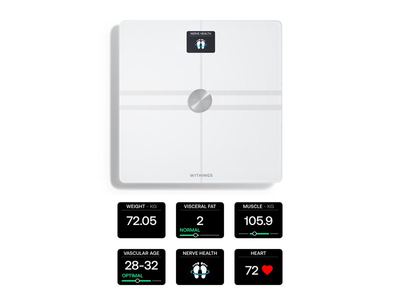 Withings Analysewaage Body Comp - Weiß