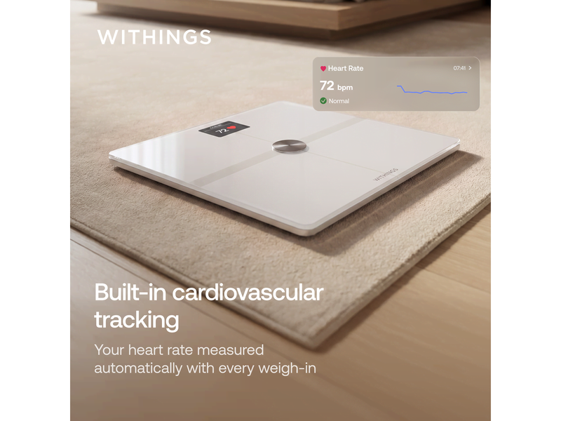 Withings Analysewaage Body Smart - Weiß Weiß