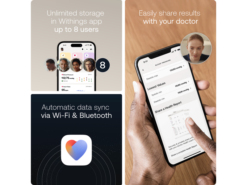 Withings Blutdruckmessgerät BPM Vision