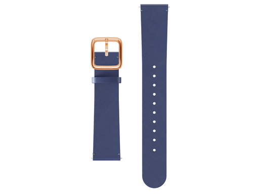 Withings Leather Wristband 18mm Navy Blue & Rose Gold