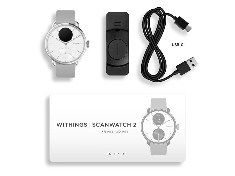 Withings Scanwatch 2 - 38mm - Weiss