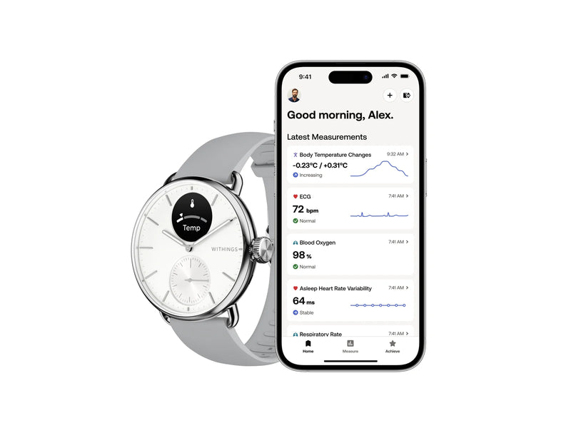 Withings Scanwatch 2 - 38mm - Weiss