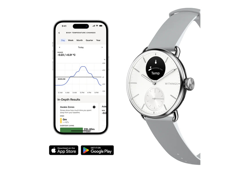 Withings Scanwatch 2 - 38mm - Weiss