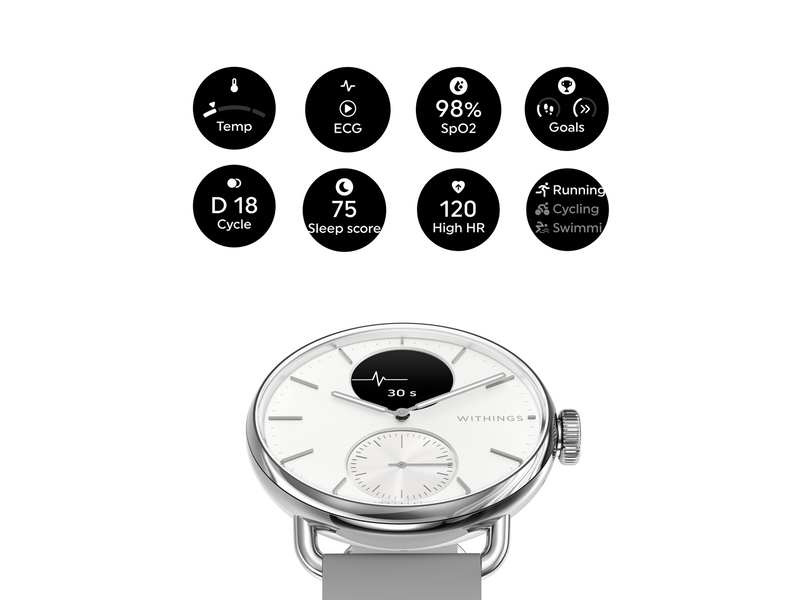 Withings Scanwatch 2 - 38mm - Weiss *DEMO*