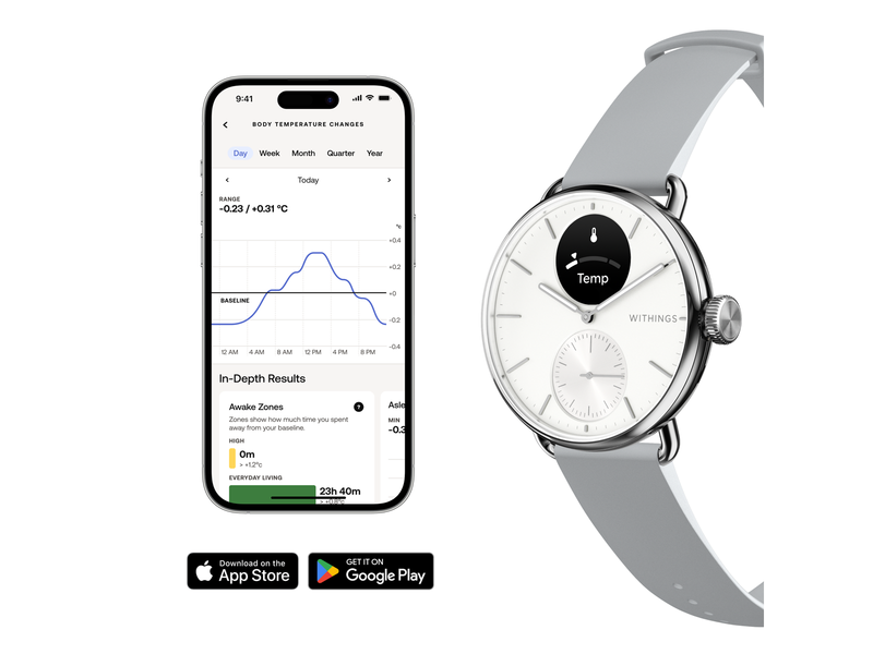Withings Scanwatch 2 - 38mm - Weiss *DEMO*