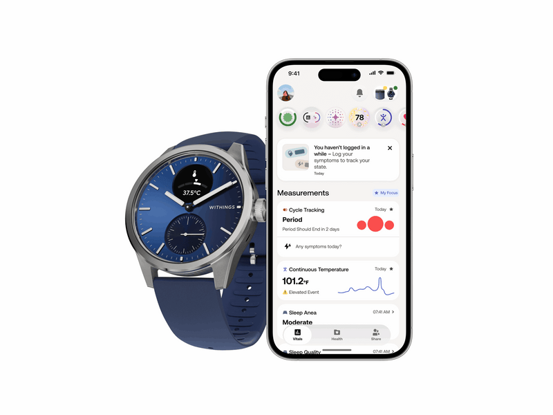 Withings Scanwatch 2 - 42mm - Blue
