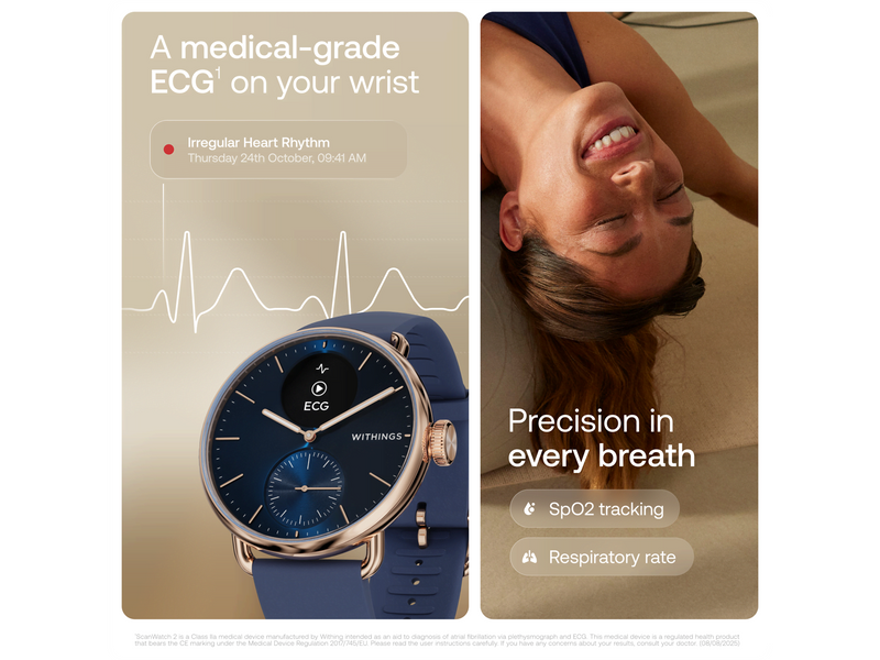 Withings Scanwatch 2 - 42mm - Blue