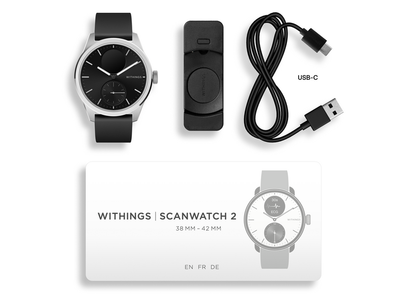 Withings Scanwatch 2 - 42mm - Schwarz