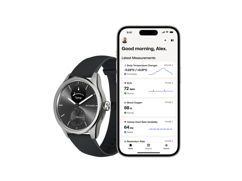 Withings Scanwatch 2 - 42mm - Schwarz