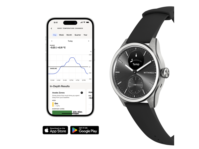 Withings Scanwatch 2 - 42mm - Schwarz