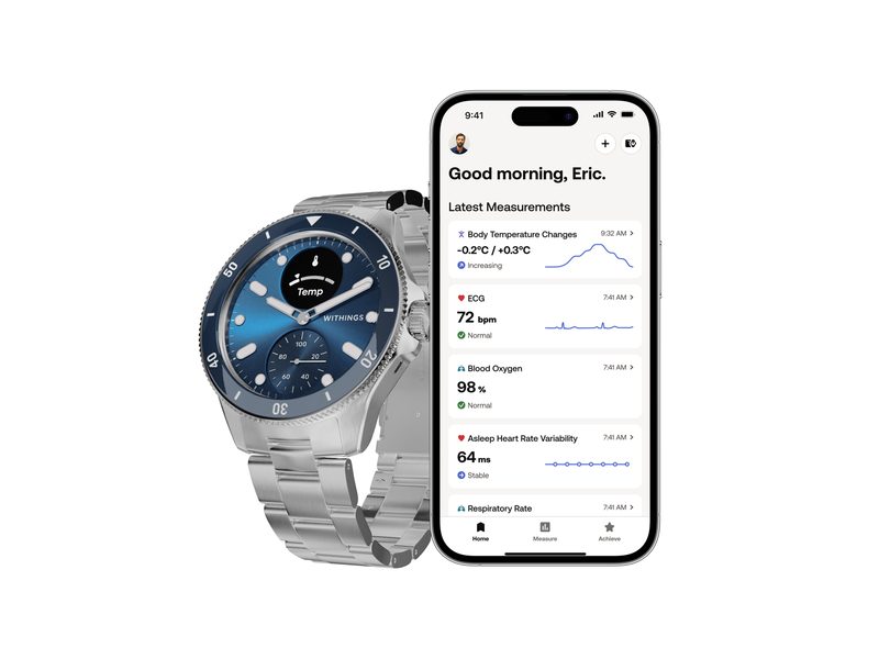 Withings Scanwatch Nova 42mm Blue