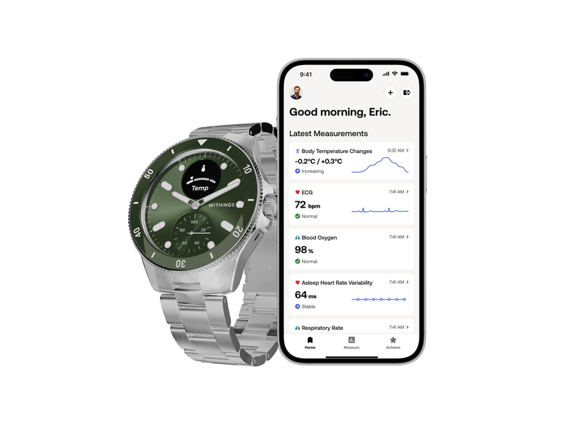 Withings Scanwatch Nova 42mm Green