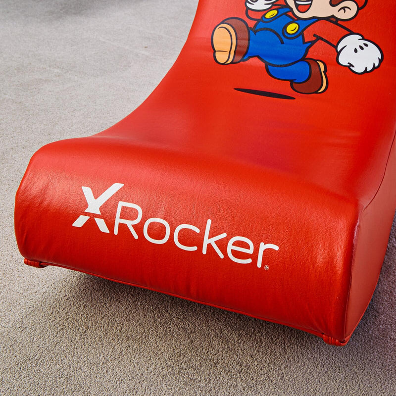 X Rocker Nintendo Super Mario™ Floor Rocker Gaming-Bodensessel im Super Mario Design für Kinder & Jugendliche - rot