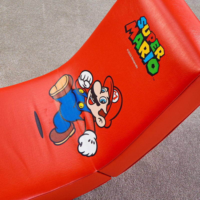 X Rocker Nintendo Super Mario™ Floor Rocker Gaming-Bodensessel im Super Mario Design für Kinder & Jugendliche - rot