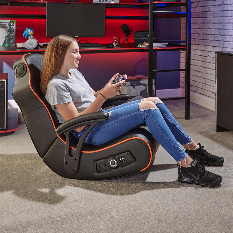 X Rocker G-Force Sport 2.1 Floor Rocker Gaming-Bodensessel mit Audiosystem und Subwoofer - schwarz