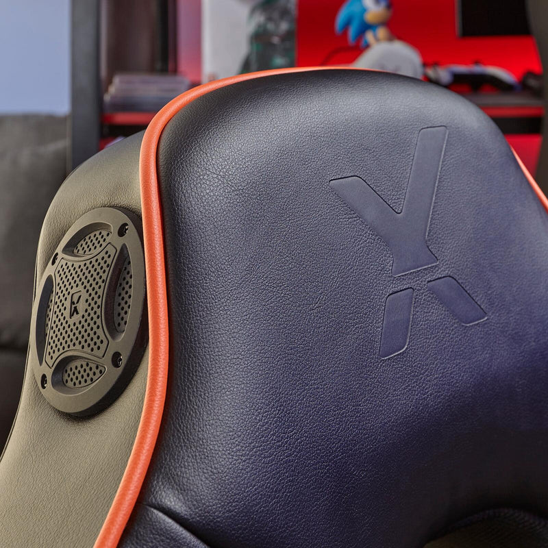 X Rocker G-Force Sport 2.1 Floor Rocker Gaming-Bodensessel mit Audiosystem und Subwoofer - schwarz