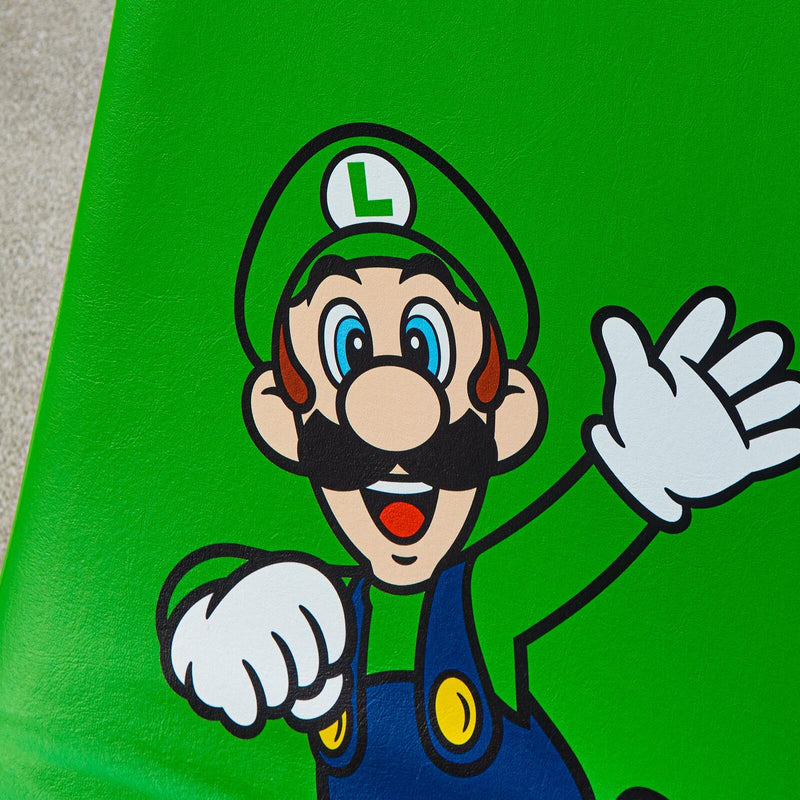 X Rocker Nintendo Super Mario™ Floor Rocker Gaming-Bodensessel im Luigi Design für Kinder & Jugendliche - grün