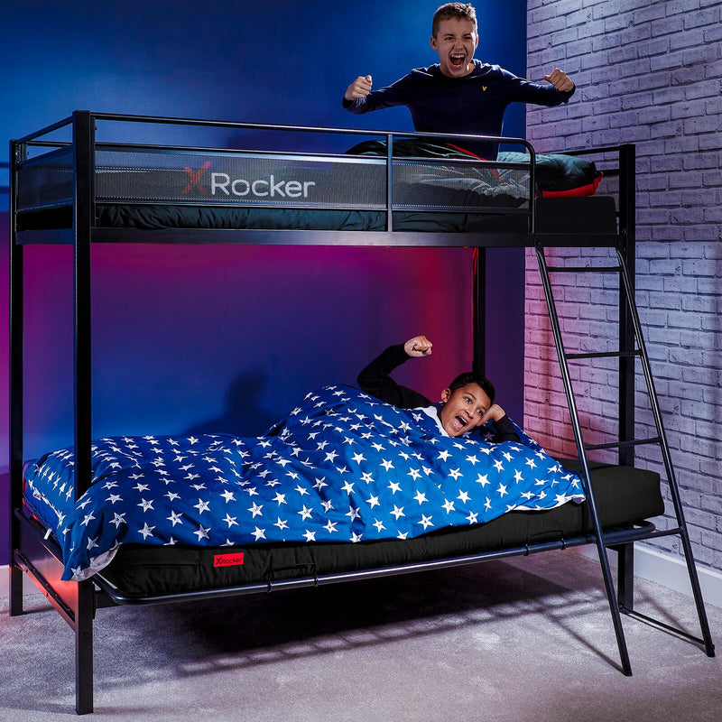 X Rocker Stronghold Gaming-Etagenbett mit Schlafsofa-Kombination