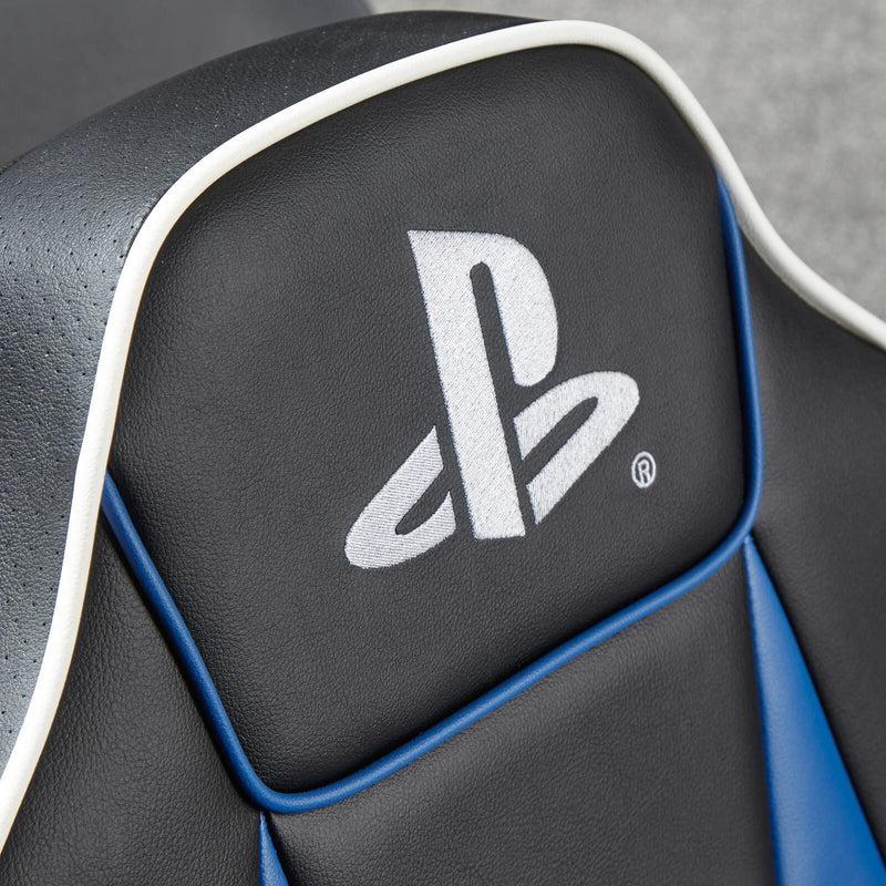 X Rocker Sony Playstation® Geist 2.0 Floor Rocker Gaming-Bodensessel mit 2.0 Audiosystem für Kinder & Jugendliche - schw